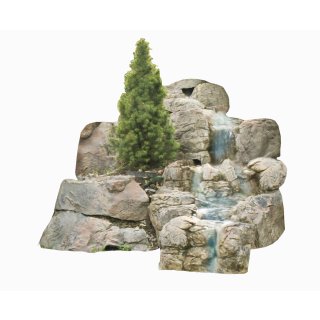 Bachlauf Wasserfall Gartenteich Bachlaufschalen Set III